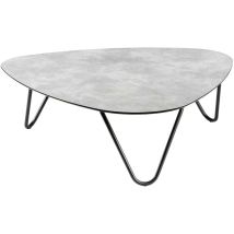 Tavolo Basso Cocoon Allure 96 X 102 Cm Lafuma Lfm2717 Ciment/noir