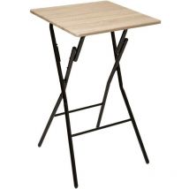 Tavolo bar pieghevole effetto legno 2 posti - 5 Five