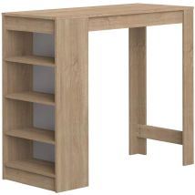 Symbiosis Aravis Tavolo Da Bar, Rovere Naturale 115x50x102,7 Cm