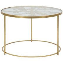 Table basse papillons ø 60X40,5 cm