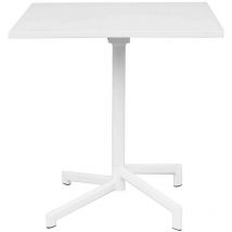 Tavolo da esterno Vega quadrato richiudibile Colori Cosma Bianco