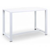 Kraus - Tavolo da Giardino 151x75x100 cm in Alluminio Modigliani Bianco