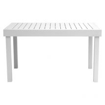 Gruppo Maruccia - Tavolo da giardino allungabile da 135 a 270 cm in alluminio bianco