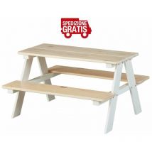 Tavolo Henning 90 x 82 x 50 con Panche