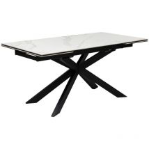 Tavolo da pranzo allungabile boot bianco 160x90x76cm Atmosphera Créateur D'intérieur