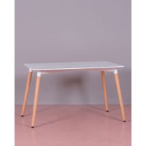Tavolo da pranzo rettangolare - Fox - Bianco - Bianco - Nest Dream