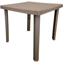 Table jardin figaro cm.80x80 tortora