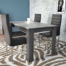 Defibrico - Tavolo allungabile da interno in nobilitato bilaminato 160/200x90x75h cm Bogotà - BurlyWood