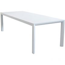 Gardeness - Tavolo in alluminio per esterno allungabile 135/180x70x76 boston - White