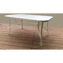 Metalltisch für den aussenbereich gartenmodell 'giove'