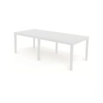 Tavolo indo da esterno 220X90XH72 in colore bianco