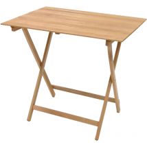 Tavolo legno pieghevole 'pic nic' cm 60 x 100 h 75 cm - col.naturale