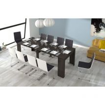 Tavolo multifunzione allungabile da 51 a 237 cm grigio cenere - Ben