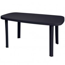 I Giardini Del Re - Tavolo Garden Otello Cm.136x82x72h Antracite