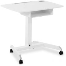 Tavolo pc portatile, su ruote, altezza regolabile