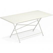 Tavolo Arc en Ciel Pieghevole Rettangolare 160 x 80 cm Articolo 331 Colore Bianco codice 23 - EMU