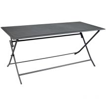 Tavolo pieghevole in alluminio l 160-p,70-h 75cm