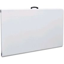 Tavolo 240x70x74 Cm Pieghevole Richiudibile Per Feste Sagre Fiere Giardino Campeggio Camping
