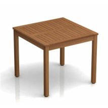 Tavolo da pranzo in legno di acacia quadrato 85x85 cm – Resistente ai raggi UV e agenti atmosferici – Sogari