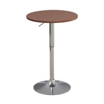 Tavolo regolabile in altezza marrone - Leon