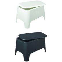 Tavolino Petra Per Interno/esterno Art.183 - Cm.59x39x36h., Nero/antracite