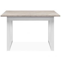 Tavolo rettangolare allungabile Houston80B sabbia e bianco 120x80x75H