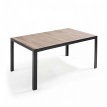 Tavolo da pranzo in alluminio e ceramica - Tivoli