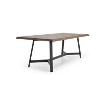 Tavolo strong gamma 50 rovere/nero