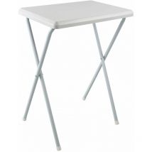Tavolino pieghevole da esterno 52x38x68h cm con struttura in acciaio