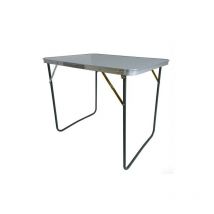 Tavolo Tavolino da picnic in acciaio 80x60x70H cm pieghevole da Campeggio