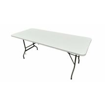 Tavolo Tavolino Pieghevole In Dura Resina 180x70x74 Cm Per Sagra Campeggio Fiera Casa