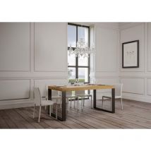 Tavolo tecno premium 130 allungabile fino a 234 cm quercia natura