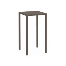 Tavolo tetris new 60X60 H110 marrone cuoio
