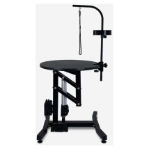 Tavolo toelettatura cani rotondo elettronico regolabile girevole Beagle