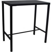 Tavolo utility 105X60XH110CM nero