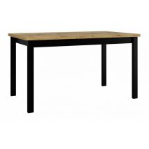 Mobilier1 - Tavolo Victorville 126, Rovere Artisan, 76x80x140cm, Estensione, Truciolare laminato, Legno, Parzialmente assemblati