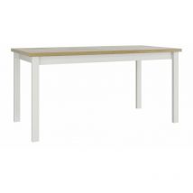 Mobilier1 - Tavolo Victorville 177, Sonoma quercia, 78x90x160cm, Estensione, Truciolare laminato, Legno, Parzialmente assemblati