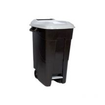 Conteneur eco tayg 120 l gris pédale 423000 tayg