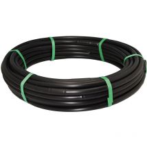 Jardibricodeco - rollo 25m tuberia de goteo 16mm c/goteros a 0,35cm 2 l/h color negro. blue bird