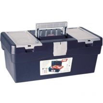 Werkzeugkasten mit Ablage, 400x217x166 mm, 14,4 l