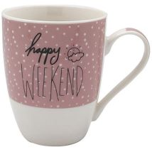 Taza Mug de Porcelana con Frases – 340 ml – Decoraciones variadas
