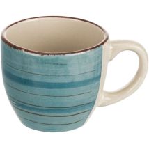 Tazzina Caffè Lipari Azzurro 90ml – Stoneware – Ø 6,5 x h. 5,5 cm – Lavabile in lavastoviglie