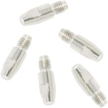 Stromdüsen M8 x 30 mm vernickelt 5 Stück - Größe:1.2 mm - TBI