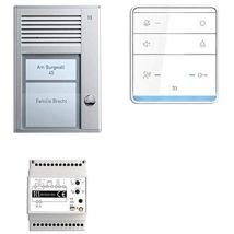 TCS – Pack audio interphone et visiophone – 1 station extérieure PAK01-EN, 1 haut-parleur ISW5010-0145 – Alimentation électrique, Type d'interphone, 
