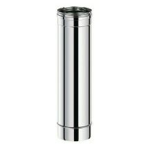 Tdi Conduit concentrique en acier inoxydable polycombustible Inox longueur 50 cm Ø100-150 - à l'unité