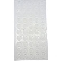 103333110 - Ammortizzatore di colpi ø 8 x 1.6 mm 1 slot con 50 ammortizzatori autoadesivi Trasparenti - TDK