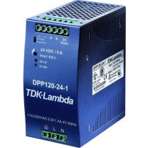 Tdk-lambda - DPP120-24-1 Alimentatore per guida din 24 v/dc 5 a 120 w Num. uscite:1 x Contenuto 1 pz.