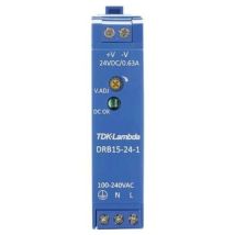 Drb15-24-1 Alimentatore Per Guida Din 24 V/dc 0.63 A 15 W Num. Uscite:1 X Contenuto 1 Pz. - Tdk-lambda