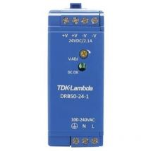 Tdk-lambda - DRB50-24-1 Alimentatore per guida din 24 v/dc 2.1 a 50.4 w Num. uscite:1 x Contenuto 1 pz.