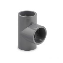 Te 90o pvc presion encolar 125